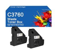 SEMTGJ Bac à Toner usagé de Remplacement Haute capacité NTYFD pour imprimantes Dell C2660dn, C2665dnf, C3760n, C3760dn et C3765dnf,C3760-2Set