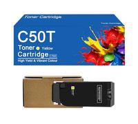 SEMTGJ Cartouche de Toner Compatible C50T de Remplacement MX-C50T pour imprimantes Sharp MX-C407F et MX-C507F, Impression Nette,C50T-Yellow