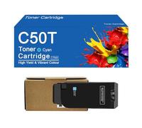 SEMTGJ Cartouche de Toner Compatible C50T de Remplacement MX-C50T pour imprimantes Sharp MX-C407F et MX-C507F, Impression Nette,C50T-Cyan