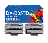 SEMTGJ Cartouche de Toner Compatible DX-B35TD avec Puce de Remplacement SHP1001 pour imprimantes Sharp DX-B352P, Impression Haute définition,DXB35TD-2Set