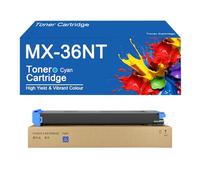 SEMTGJ Cartouche de Toner Compatible MX-36NT (Remplacement) pour imprimantes Sharp MX-2610, 3110N, 3610N, 2648NC et 3148NC - Haut rendement (24 000 Pages),MX36NT-Cyan