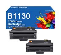 SEMTGJ Cartouche de Toner de Remplacement B1130 (références 593-10961, 593-10962 et 330-9523) pour imprimantes Dell 1130, 1130N, 1133 et 1135N ; Impression Haute définition.,B1130-2Set