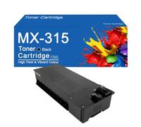 SEMTGJ Cartouche de Toner Haute capacité MX-315, Compatible MX315NT et MX315GT, pour imprimantes Sharp MX-M266N et MX-M356N. Impression Haute définition.,MX315-1Set