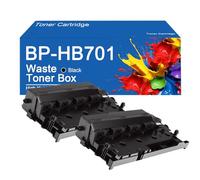 SEMTGJ Cartouche de Toner usagé Haute capacité BP-HB701 | Compatible avec les imprimantes Sharp BP-50M26, 50M31, 50M36, 70M45, 70M55 et 70M65. Impression nette.,HB701-2Set