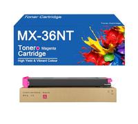 SEMTGJ Cartouches de Toner compatibles MX-36NT (4 Couleurs) pour imprimantes Sharp MX-2610N, MX-2615N, MX-2640N, MX-3110N, MX-3115N, d'une efficacité exceptionnelle.,MX36NT-M