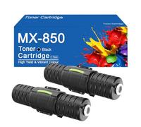 SEMTGJ Cartouches de Toner compatibles MX850 Haute capacité, remplaçant Les Cartouches destinées aux imprimantes Sharp MX-M1100, MX-M850 et MX-M950.,MX850-2Set
