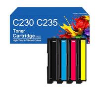 SEMTGJ Cartouches de Toner Haute capacité C230/C235, compatibles 006R04391/92/93/94 pour imprimante Xerox C230 C235 (sans Puce),C230-4Color