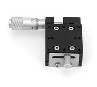 SEMX25-AS Platine linéaire à étage X, 25x25mm X Guide de rouleau croisé à phase linéaire avec translation manuelle