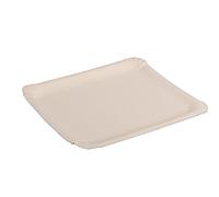 Semy Lot de 250 assiettes rectangulaires en carton non-revêtu 24,5 x 34 cm