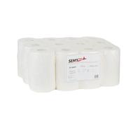 Semy rouleau d'essuie-mains déroulement intérieur 20cm 2 plis 12 rouleaux (ST-88084)