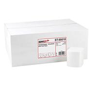 Semy Top Pack de 9000 feuillets de papier toilette double couche Blanc 10 x 22 cm