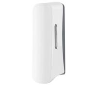 SEMYtop Distributeur de Douche et de Salle de Bain, en Plastique, Blanc Mat, 214 x 79 x 68 mm, Montage Mural, capacité 350 ML, avec Autocollants pour Cheveux, Corps, Douche