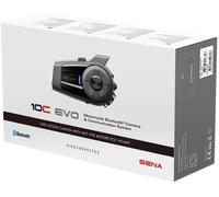 Sena 10C Evo Appareil photo Bluetooth Communication System Single Pack, noir, Taille unique