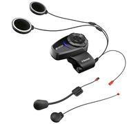 Sena 10S FC-Moto Bluetooth Système de communication Double Pack, noir, Taille unique