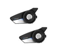 SENA 20S-EVO-11 Système de Communication Bluetooth pour Motos avec Haut-parleurs HD, Pack Double