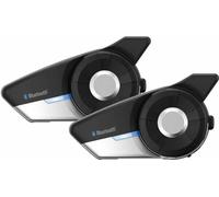 Sena 20S Evo HD Système de communication Bluetooth Pack double (Black,One Size)