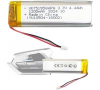 Sena 50R Batterie de rechange Sena 50R compatible avec Sena 50R, 50R-01,50R-01D Casque de moto Bluetooth 2-Wire