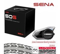 SENA 50S-01 Interphone Bluetooth Moto, Audio HD, Commandes Vocaux, Radio-Singolo