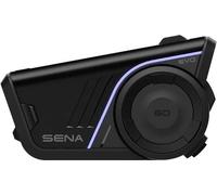 SENA 60S Evo Casque de Communication Bluetooth pour Moto avec Son par Bose, Mesh 3.0 & Intercom Wave, Étanche IPX7, Kits de Fixation pour Deux Casques, Commande Vocale & Suppression du Bruit