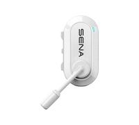 SENA BiKom 20 Système de Communication Mesh pour activités en Plein air, léger ne pesant Que 20 grammes (Blanc, Pack Simple)