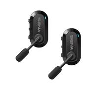 SENA BiKom 20 Système de Communication Mesh pour activités en Plein air, léger ne pesant Que 20 grammes (Noir, Pack Double)