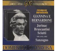Sena Jurinac, Sesto Bruscantini, Gr - Cimarosa:Giannina E Bernadrone [Import]