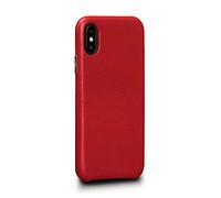 Sena Martina LEATHERskin Snap on téléphone Portable Coque pour iPhone, Red, iPhone XS