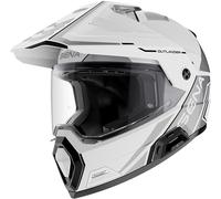 Sena Outlander Bluetooth Casque d’enduro, Blanc, Taille 2XL (63/64)