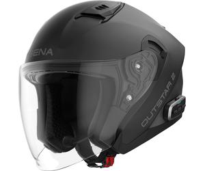 Sena Outstar 2 Casque à réaction, Noir mat, Taille XL (61/62)