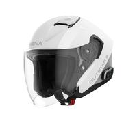 Sena Outstar 2 Casque de Communication Intelligent à Face Ouverte avec interphone maillé 3.0 et Bluetooth (Blanc Brilliant, M)