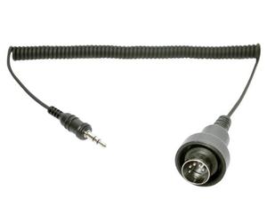 SENA Prise Jack Stéréo 3, 5mm vers Câble DIN à 5 Broches pour Honda Goldwing Ultérieure à 1980