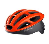 Sena R1 Casque de Vélo Connecté (Electric Tangerine, S)