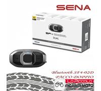 SENA SF4 DUAL INTERPHONE BLUETOOTH MOTO, AUDIO HD, Avec DOUBLE VITESSE - DUAL