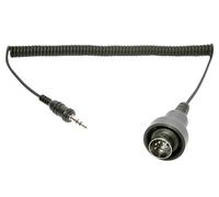 Sena SM10 3.5mm Stereo Jack à 5 broches DIN Cable pour 1980-plus tard Honda Goldwing, noir, Taille unique
