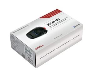 Sena SMH5-10 Oreillette Bluetooth Universelle et interphone pour Scooter et Moto Noir