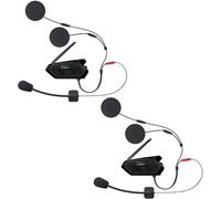 Sena Spider RT1 HD Bluetooth Système de communication Double Pack, noir, Taille unique