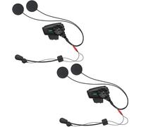 Sena Spider ST1 HD Bluetooth Système de communication Double Pack, noir, Taille unique