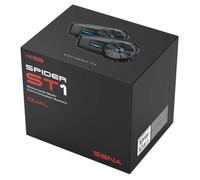 SENA SPIDER ST1 Système de communication Mesh moto - Pack double noir