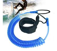 Senbaler 10 Pieds Leash Planche de Surf,Paddle,Sup,Laisse pour Kayak,Bodyboard,Stand Up Paddle Board (Bleu)