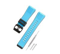 SENCATO Bracelet de montre compatible avec Caiso de 24 mm - Bracelet de montre de rechange en caoutchouc résine souple à dégagement rapide pour Caiso G-Shock GA-2000 PRW-6600 PRG-600/650, noir (bleu