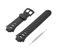 SENCATO Bracelets de montre compatibles avec Suunto Observer Tt St Sr G6 X6HRM - Bracelet de montre classique en caoutchouc souple - Noir