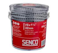 Senco 06A125P DuraSpin Number 6 by 1-1/4-Inch Drywall to Wood Collated Screw (1,000 per Box) by Senco