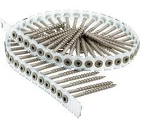 Senco Duraspin Vis numéro 8 par 6,3 cm tout usage extérieur en bois (800 par boîte) (08D250W)
