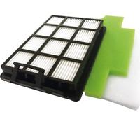 Sencor 41007203, SVX 022HF Kit de filtres d'entrée et de sortie H.E.P.A. pour SVC 90x, Lavable, Pour filtres à usage multiple, Blanc