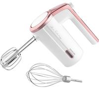 Sencor Fouet électrique sans fil 3 vitesses rose et blanc 2 fouets Inox