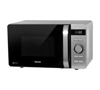 Sencor Four Micro-ondes Puissant et Silencieux, 17 L, 800 W, avec 8 Programmes Automatiques et Intérieur Emaillé Facile à Nettoyer - 5217SL, Argent