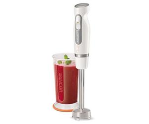 Sencor Mixeur Plongeant Professionnel extra-silencieux - 600W, Multifonctions avec Vitesse Turbo, Lames en Inox, Accessoire, Hachoir et Fouet Électrique - SHB 4358WH