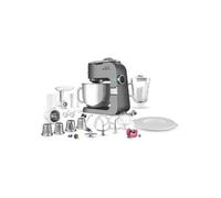 Sencor Robot Pâtissier multifonctions, Robot de Cuisine Robust full metal, Moteur 1500W Surpuissant, avec Éclairage Led, silencieux, fonction Smart Power & Energy avec Kit Accessoires complets