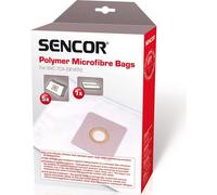 SENCOR Sacs d'aspirateur, microfibre, jetables, 5 sacs et 1 microfiltre, finition antibactérienne, pour aspirateur SVC 7AC/7PE