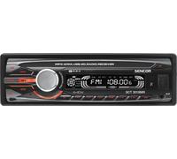 SENCOR SCT 3018MR Autoradio, Puissance 4x40 W, lecteur MP3/WMA, entrée USB/SD/MMC/AUX, sortie ligne RCA, tuner FM avec RDS, égaliseur, façade amovible, télécommande